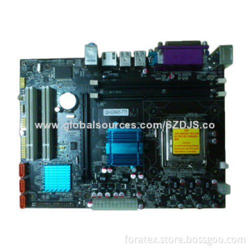 GM 45-775 Main Board for GM45 LGA 775 2*DDR3, Supports Core 2 Duo, Core 2 Dual, Core 2 QuadNew